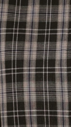 Brax Collared Bomber Jacket with Bubble Hem – Black/Beige Plaid – view 11