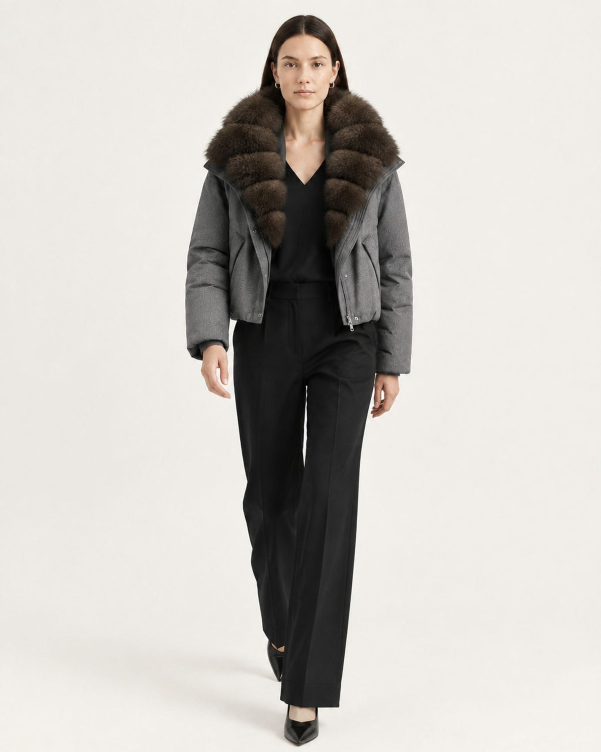 Relaxed-Fit Duck Down Coat – view 16