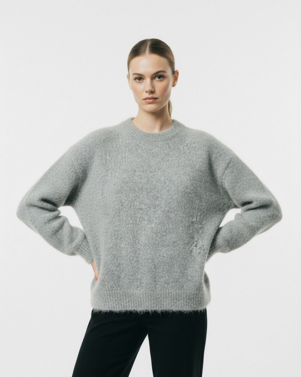 Kylie Vintage Inspired Soft Texture Knit Jumper – view 15