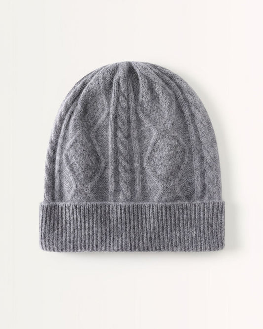 Thickened Heavyweight Chunky Knit Pure Cashmere Hat
