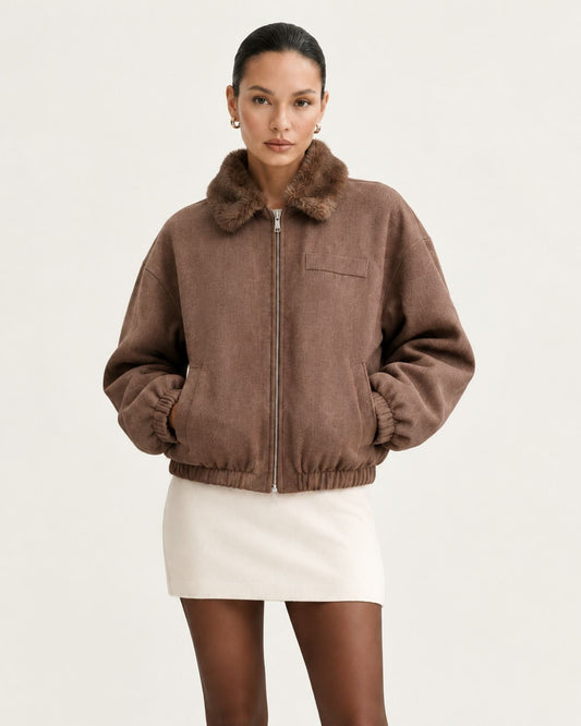 Divina Parka with Plush Lining and Collar – view 2
