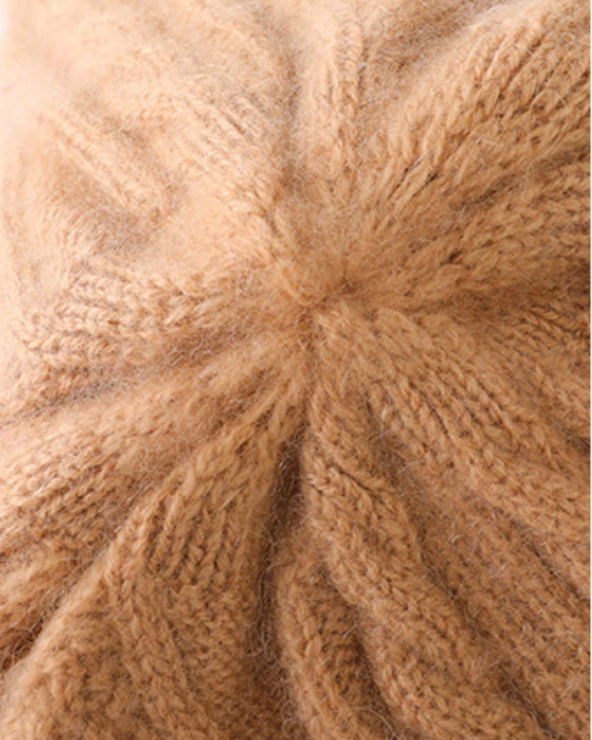 Thickened Heavyweight Chunky Knit Pure Cashmere Hat – view 12