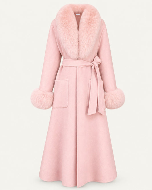 Kimberly Slim Fit Double-Faced Cashmere Coat