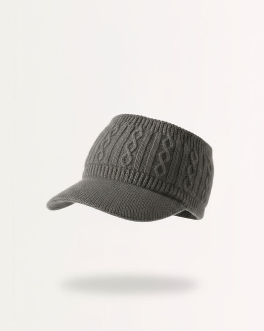 Breathable Double Layer Knit Pure Cashmere Cap