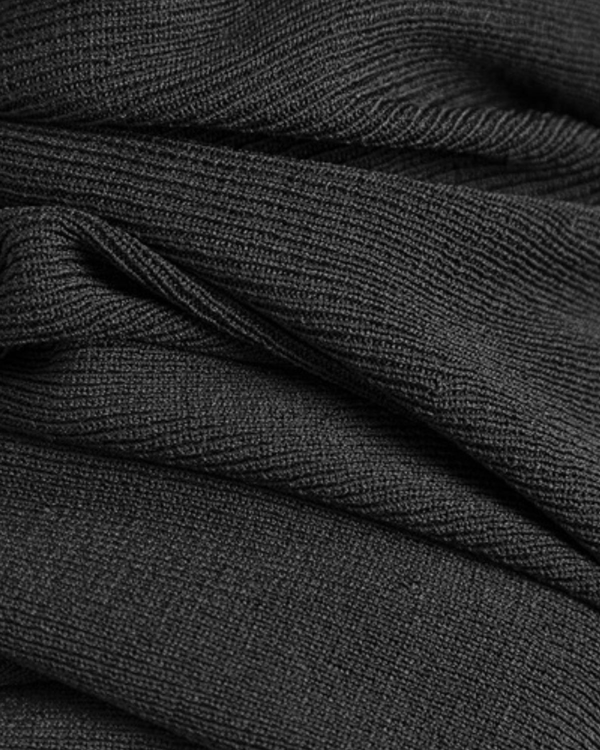 Short Sleeve Polo Collar A-Line Knitted Dress – Black