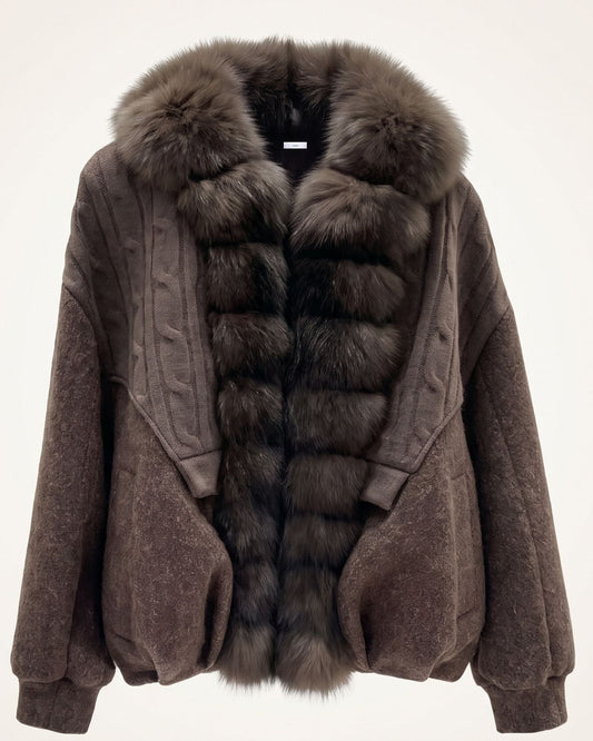 Knitted Wool Down Jacket