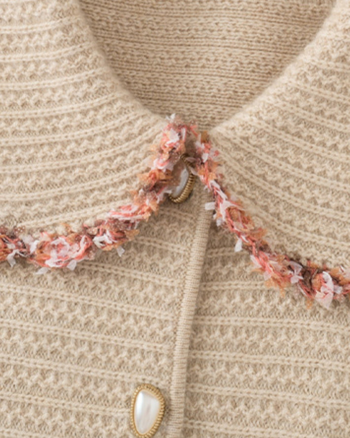 St Moritz Relaxed Button Front Cashmere Knit Cardigan