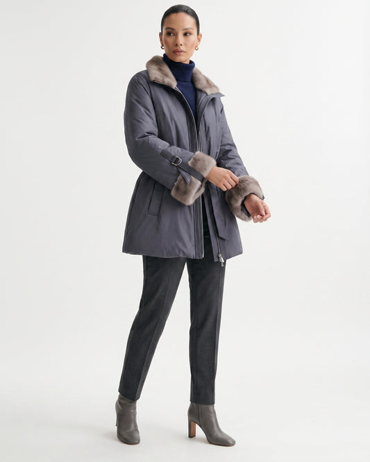 Kira Belted Thick Coat