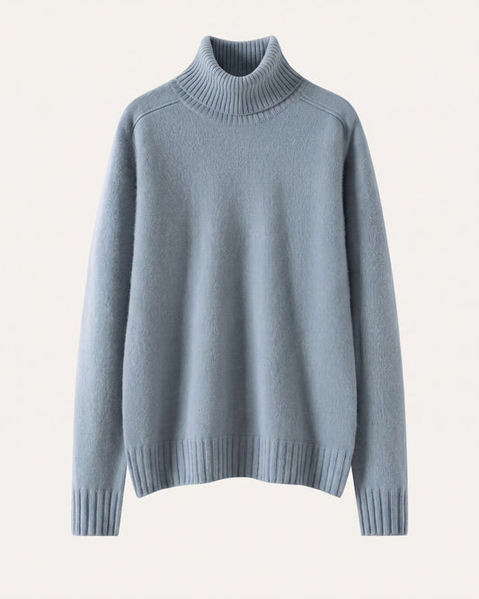 Hannah Tailored High Lapel Collar Cashmere Jumper