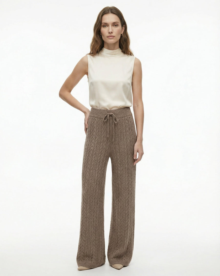Thick 100% Wool Tailored Trousers for Winter Warmth