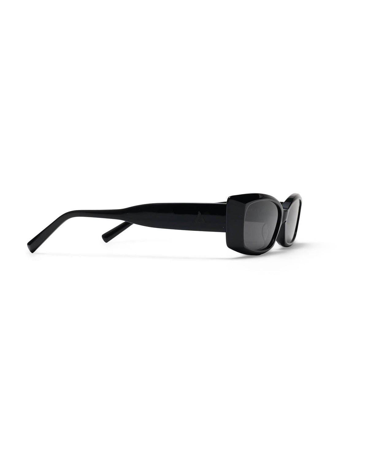 90s Acetate Polarised Sunglasses with Dark Tinted Lenses – Black/Grey – view 4