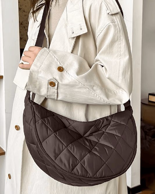 Ella Half-Moon Nylon Crossbody Belt Bag with Adjustable Strap – view 2