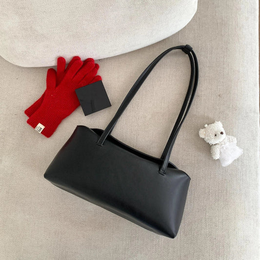 Bianca Plush Pillow PU Leather Shoulder Tote Bag – view 2