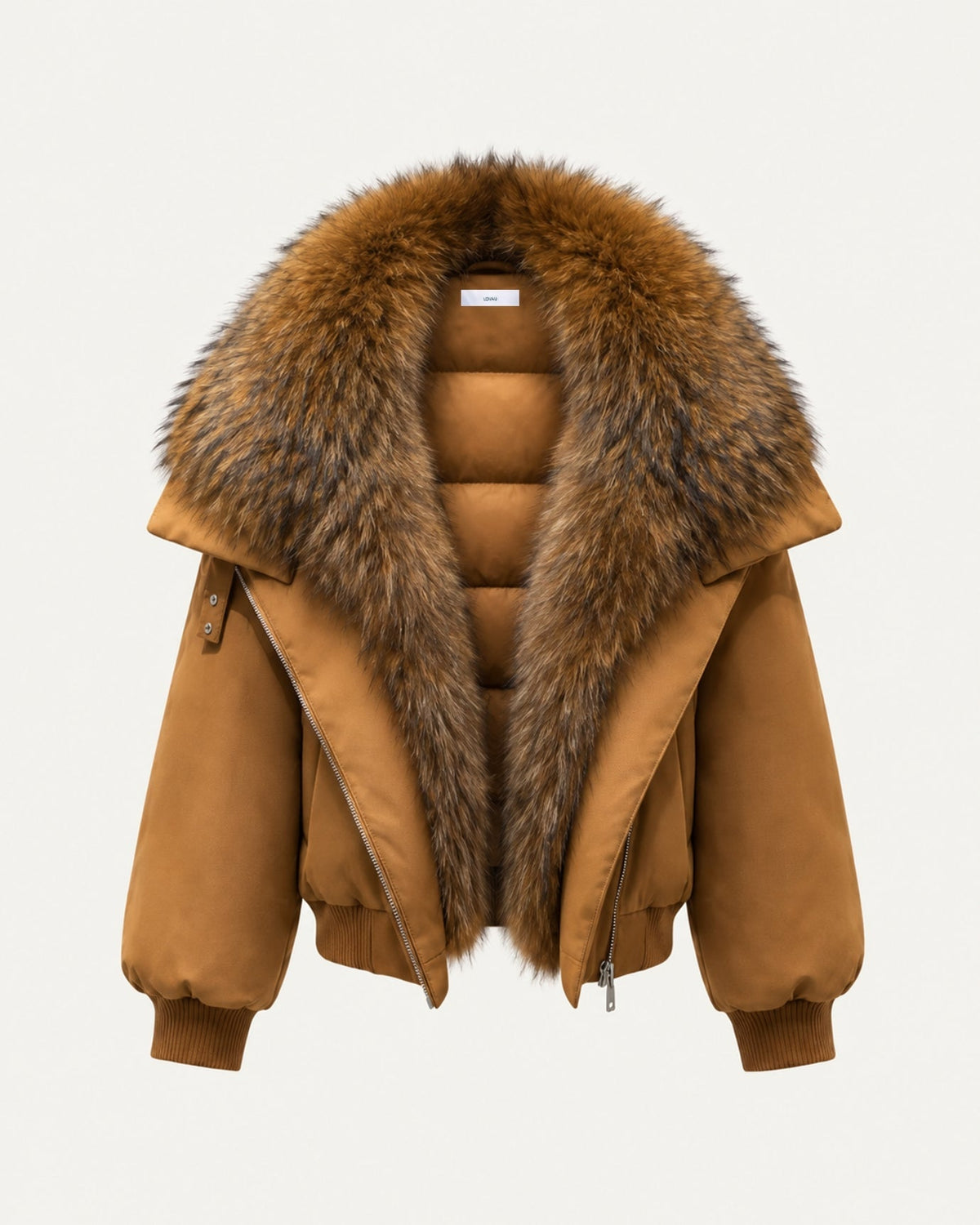Down Jacket with Cinched Waist – view 17