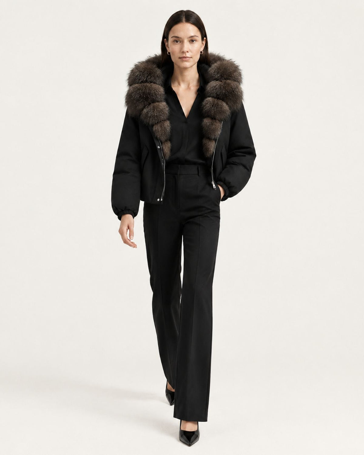 Relaxed-Fit Duck Down Coat – view 12