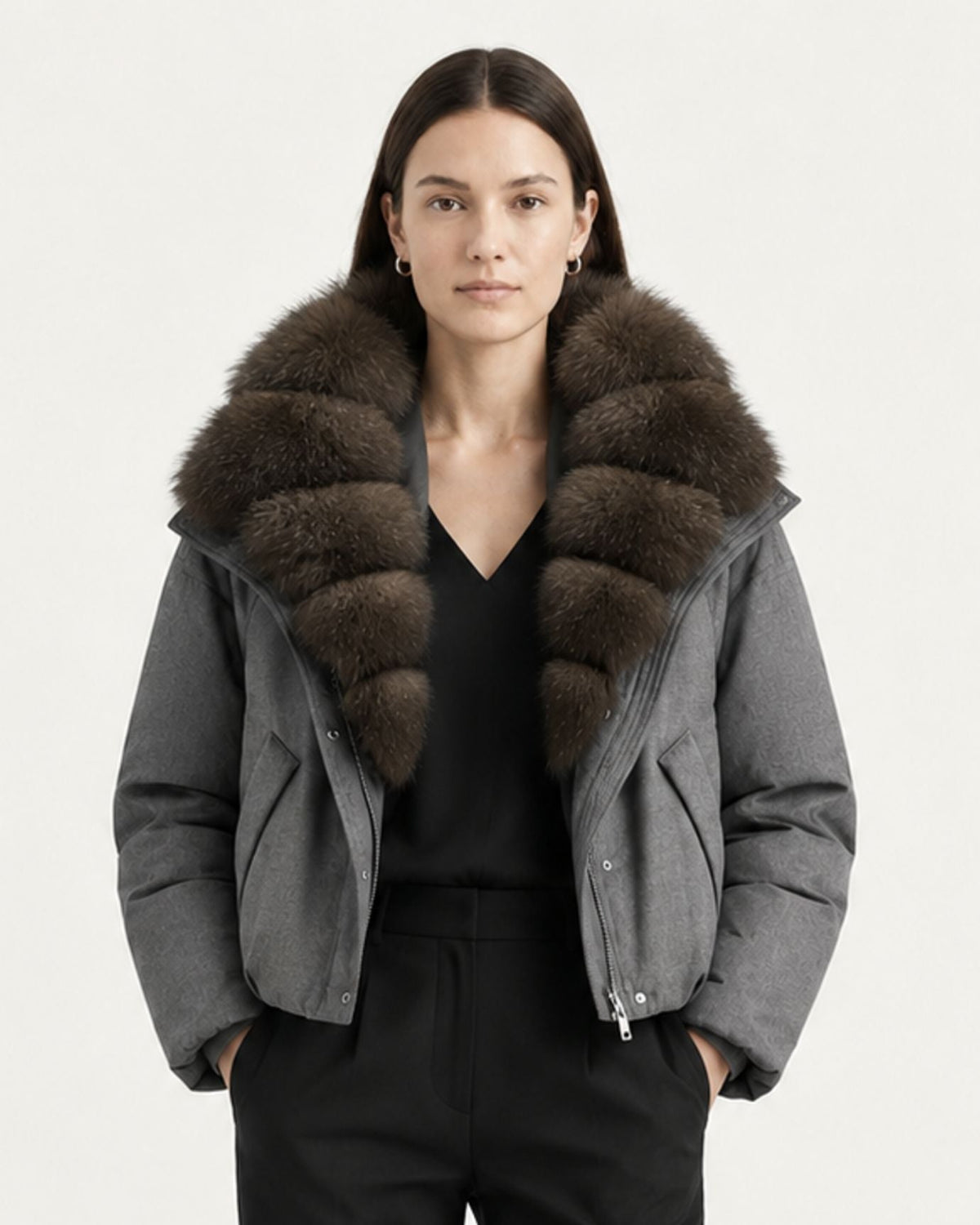 Relaxed-Fit Duck Down Coat – view 14