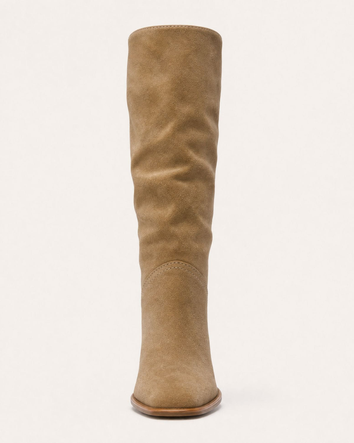 Kira Pull-On Square Toe Cowhide Leather Knee-High Boots – view 3