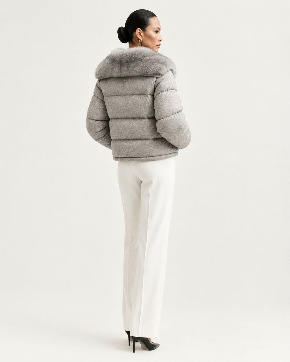 Diana Wool Knit Goose Down Jacket – view 7