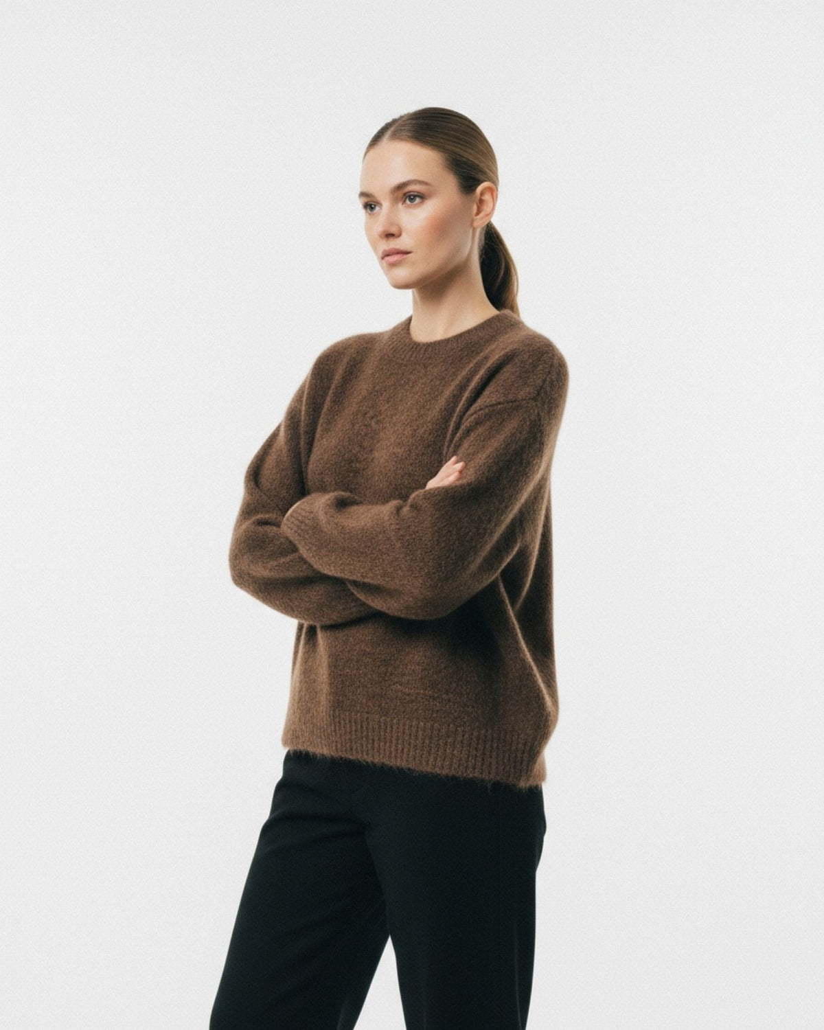 Kylie Vintage Inspired Soft Texture Knit Jumper – view 3