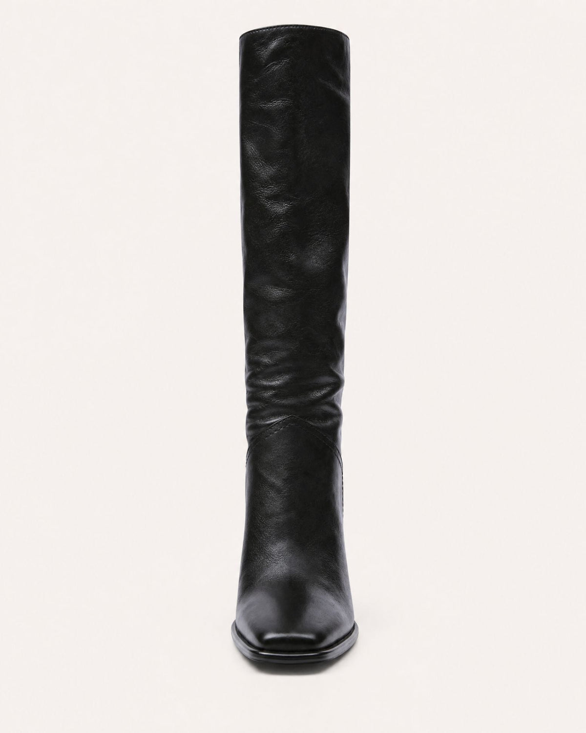 Kira Pull-On Square Toe Cowhide Leather Knee-High Boots – view 7