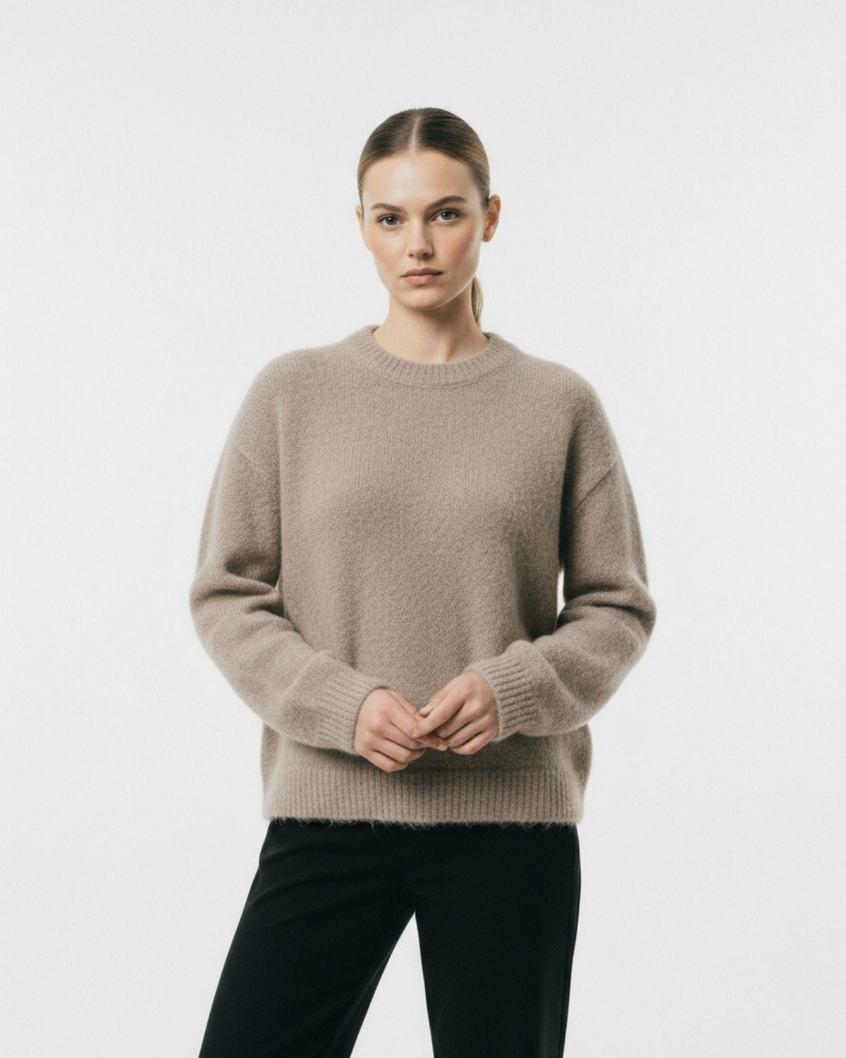 Kylie Vintage Inspired Soft Texture Knit Jumper – view 9
