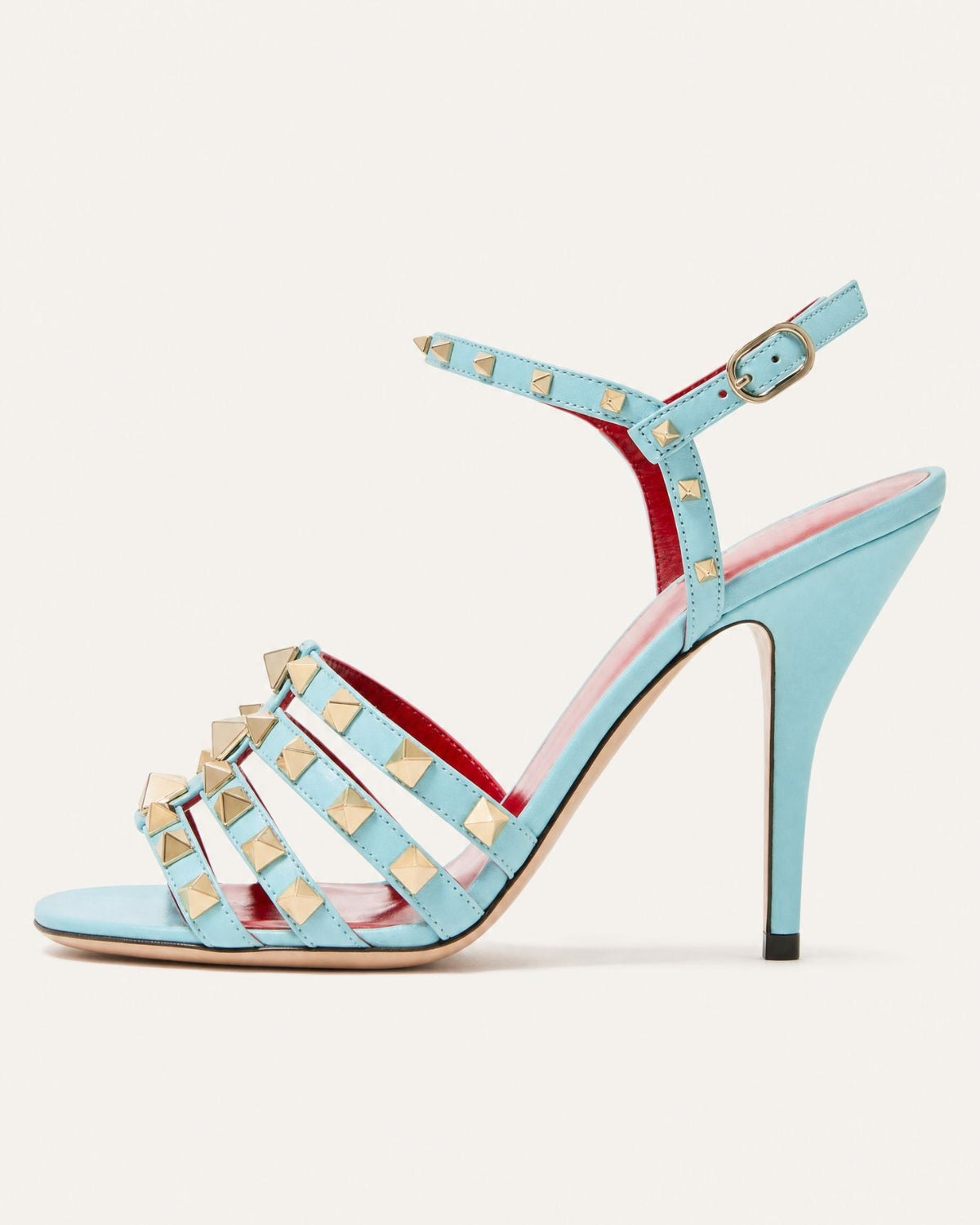Rinna Roman-Inspired Studded Open Toe Ankle Strap Heels – view 8