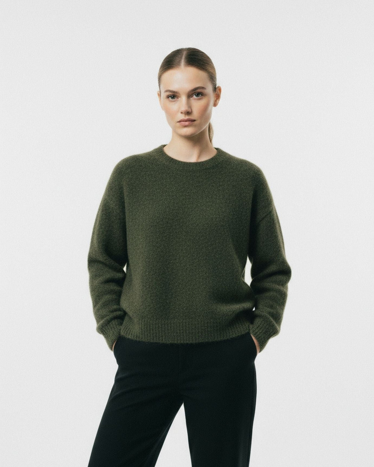 Kylie Vintage Inspired Soft Texture Knit Jumper – view 12