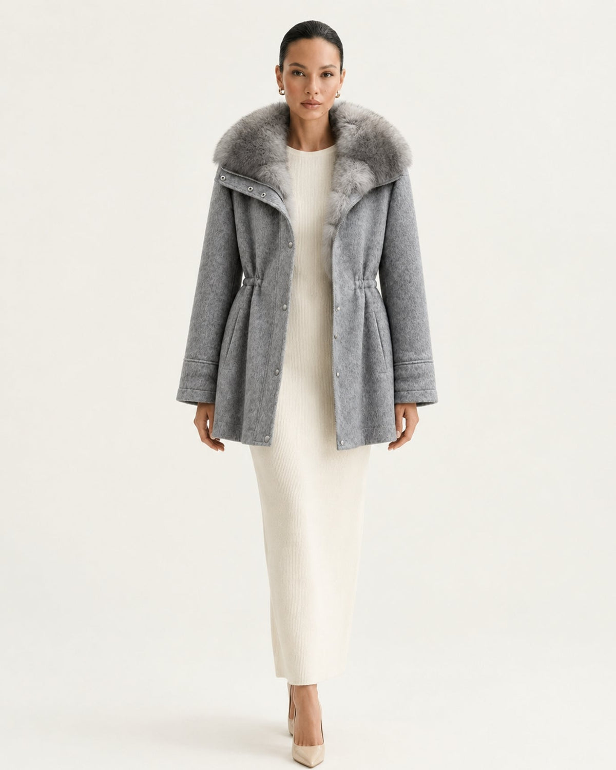 Lined Wool Parka Coat – view 2