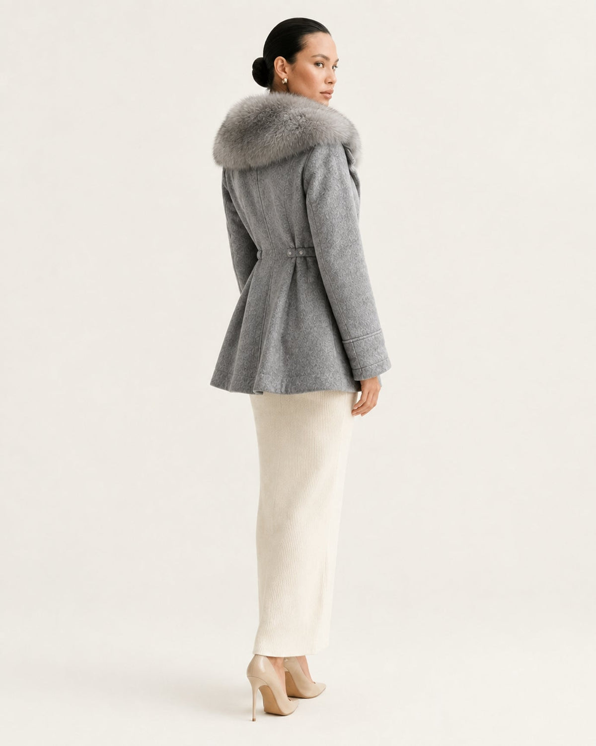 Lined Wool Parka Coat – view 4