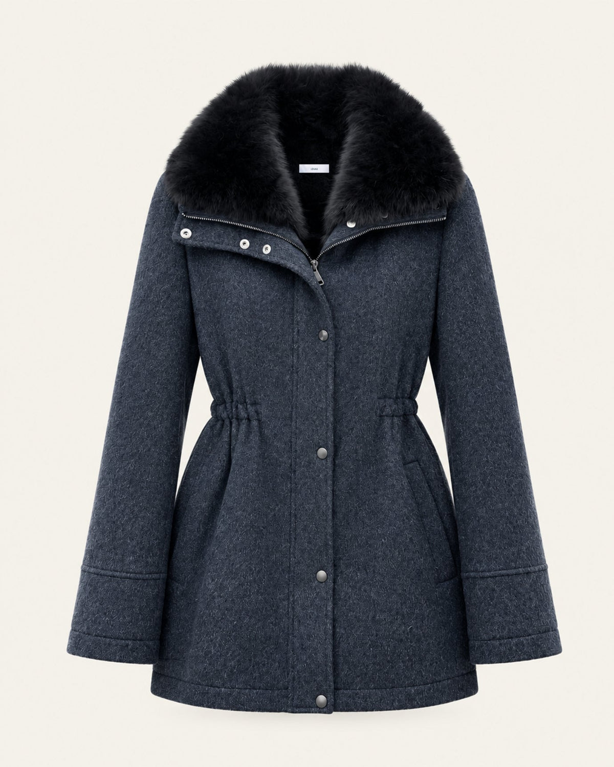 Lined Wool Parka Coat – view 5