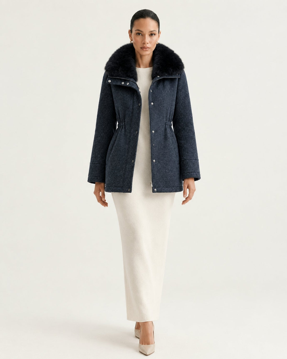 Lined Wool Parka Coat – view 6