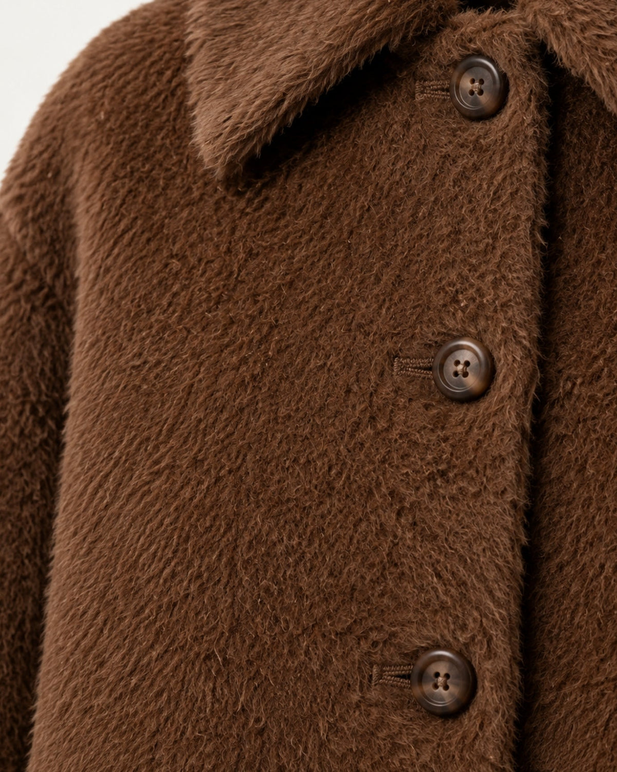 Relaxed Mid-Length Suri Alpaca Single-Button Lapel Coat – view 9