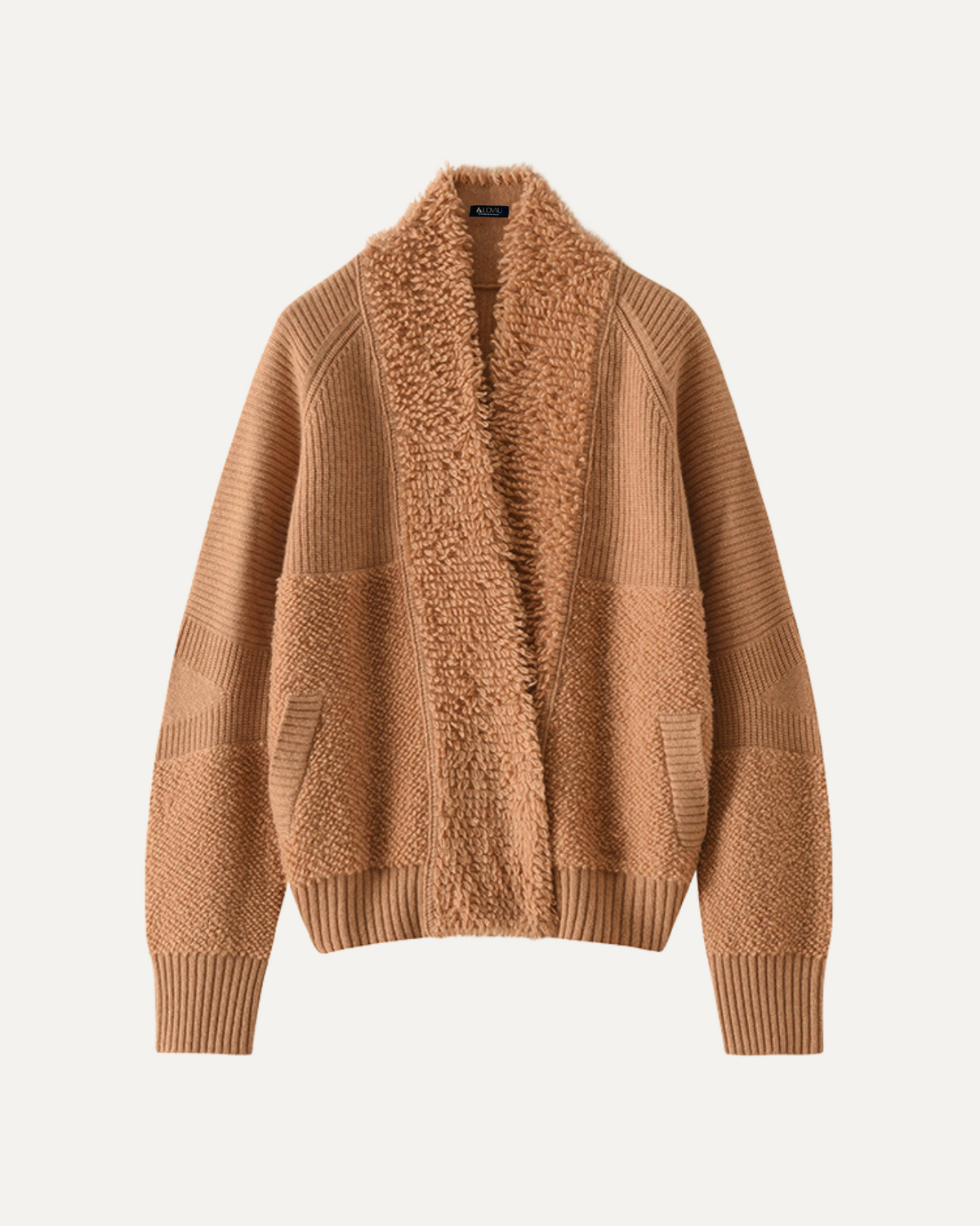 Rina Cashmere Coat with Lapel Collar and Deep Pockets – view 11