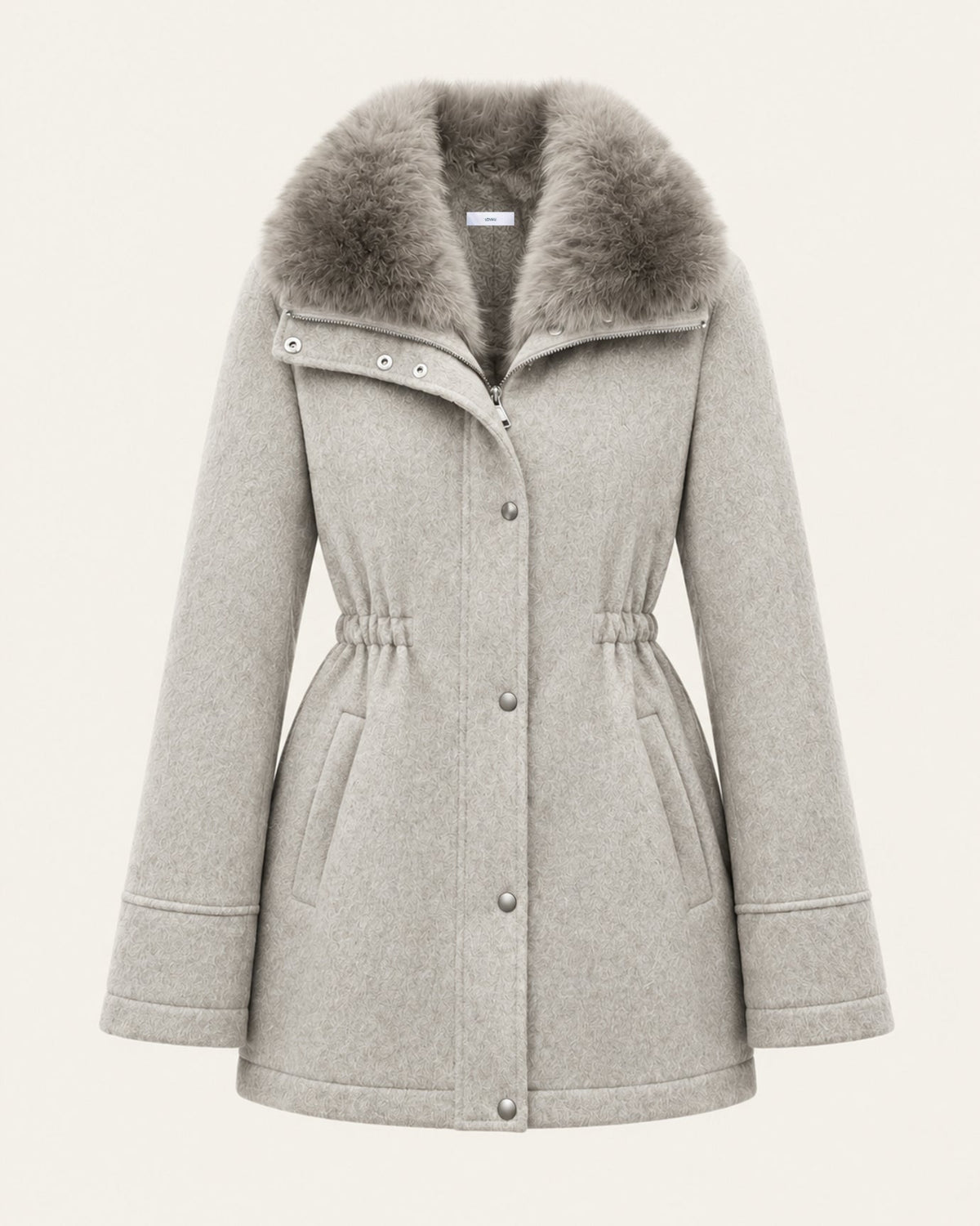 Lined Wool Parka Coat – view 9