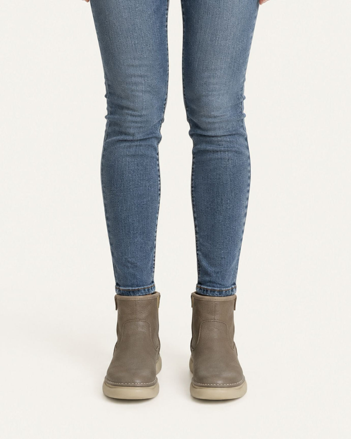 Top-Grain Leather Side-Zip Combat Boots with Leather Lining – view 2