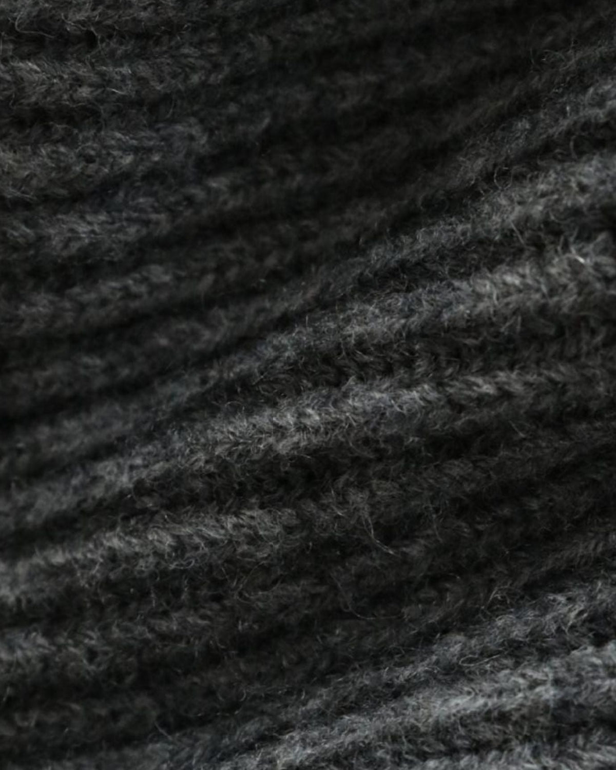 Cloud Wool Blend Sweater Knit Long Scarf – Paris Grey – view 2