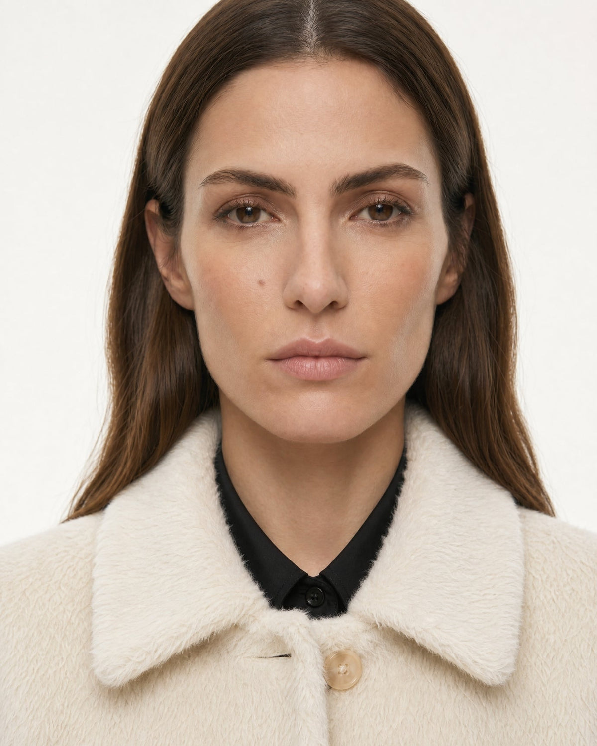 Relaxed Mid-Length Suri Alpaca Single-Button Lapel Coat – view 4