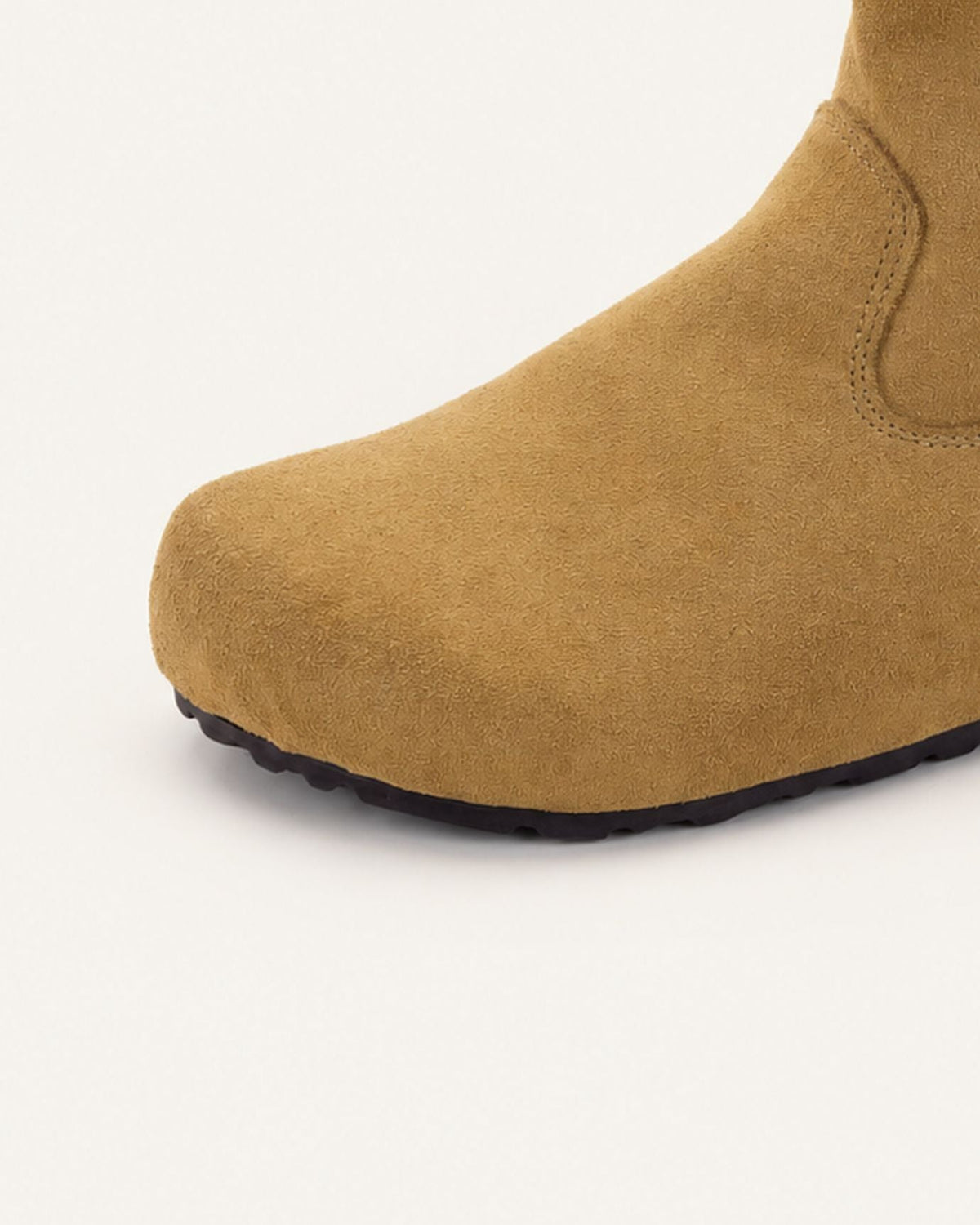 Retro Nubuck Leather Hidden Wedge Ankle Boots with Pigskin Lining – view 7