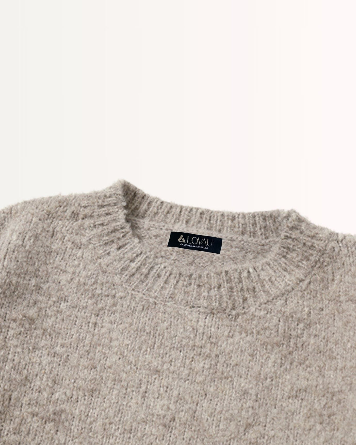Vintage-Inspired Oversized Patterned Alpaca Blend Jumper