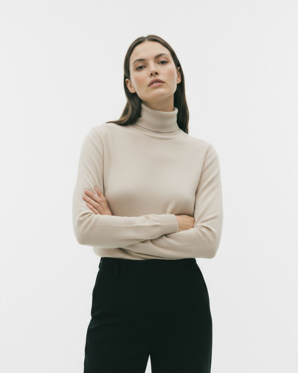 Cashmere and Wool Blend Lightweight Knit Pullover Jumper – view 18