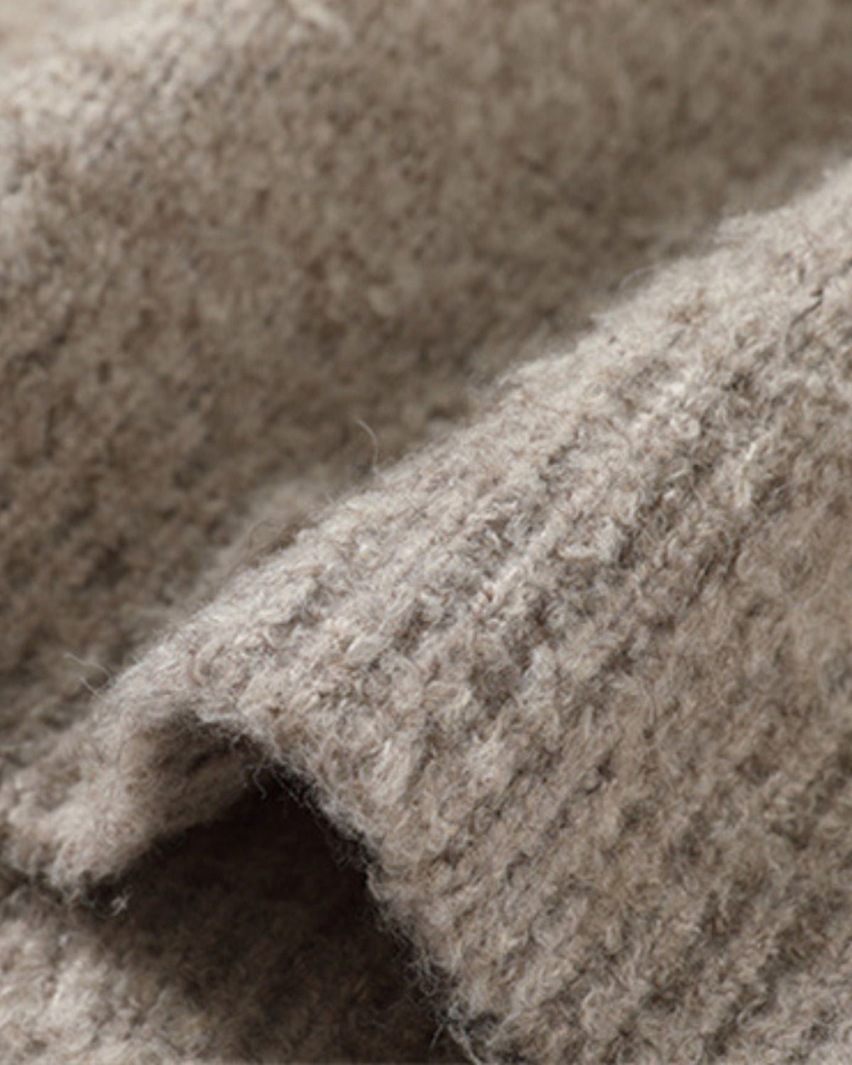 Vintage-Inspired Oversized Patterned Alpaca Blend Jumper – view 5