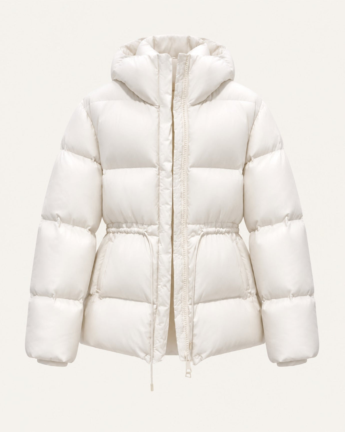 New York Mid-Length Hooded Goose Down Puffer Jacket with Fleece Lining – view 8