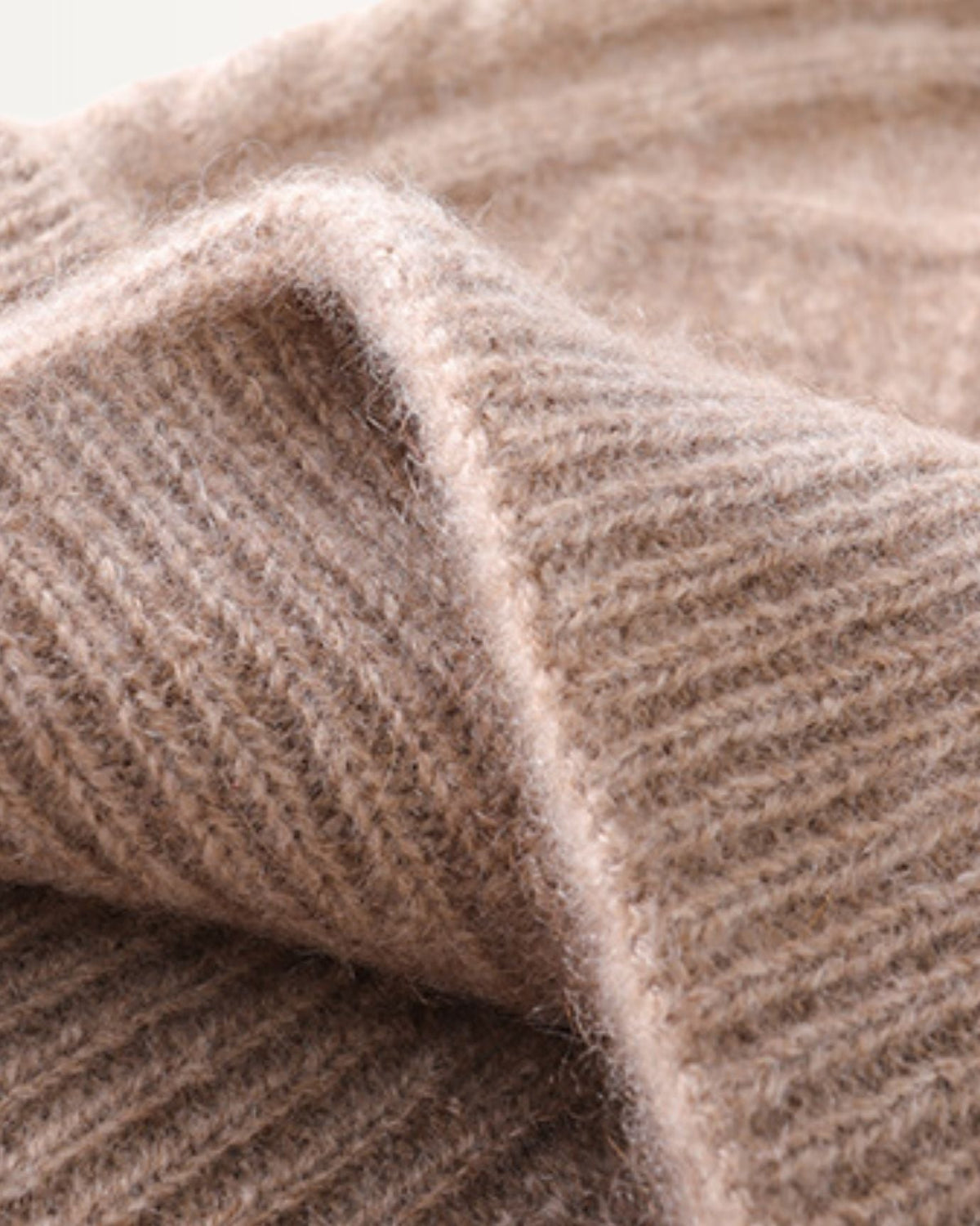 Thickened Heavyweight Chunky Knit Pure Cashmere Hat – view 6