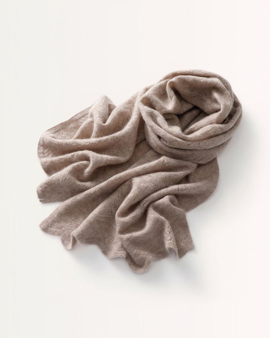 Breathable Lightweight Knitted Pure Cashmere Scarf