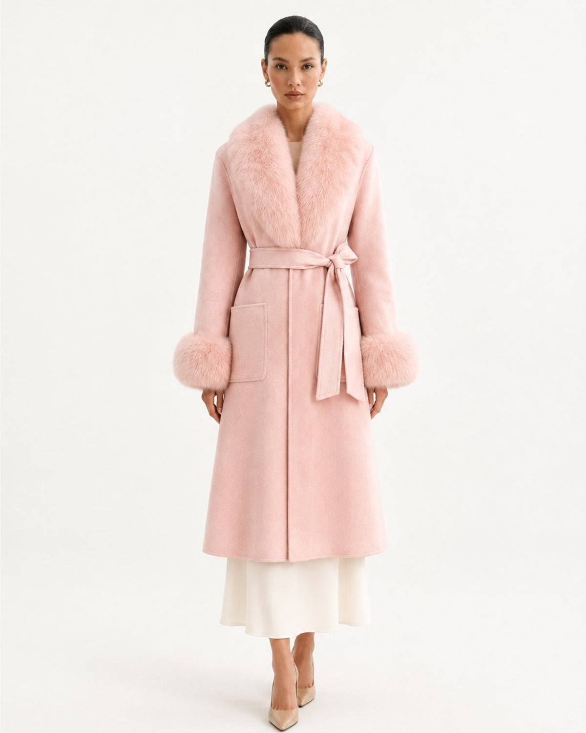 Kimberly Slim Fit Double-Faced Cashmere Coat – view 2