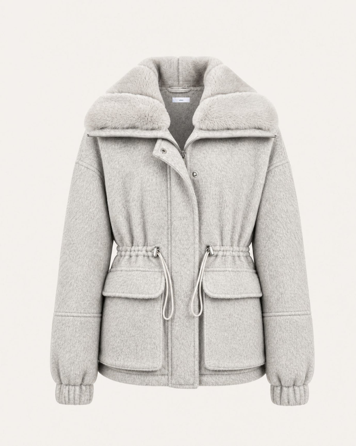 Lined Relaxed Parka Jacket with Long Sleeves – view 5