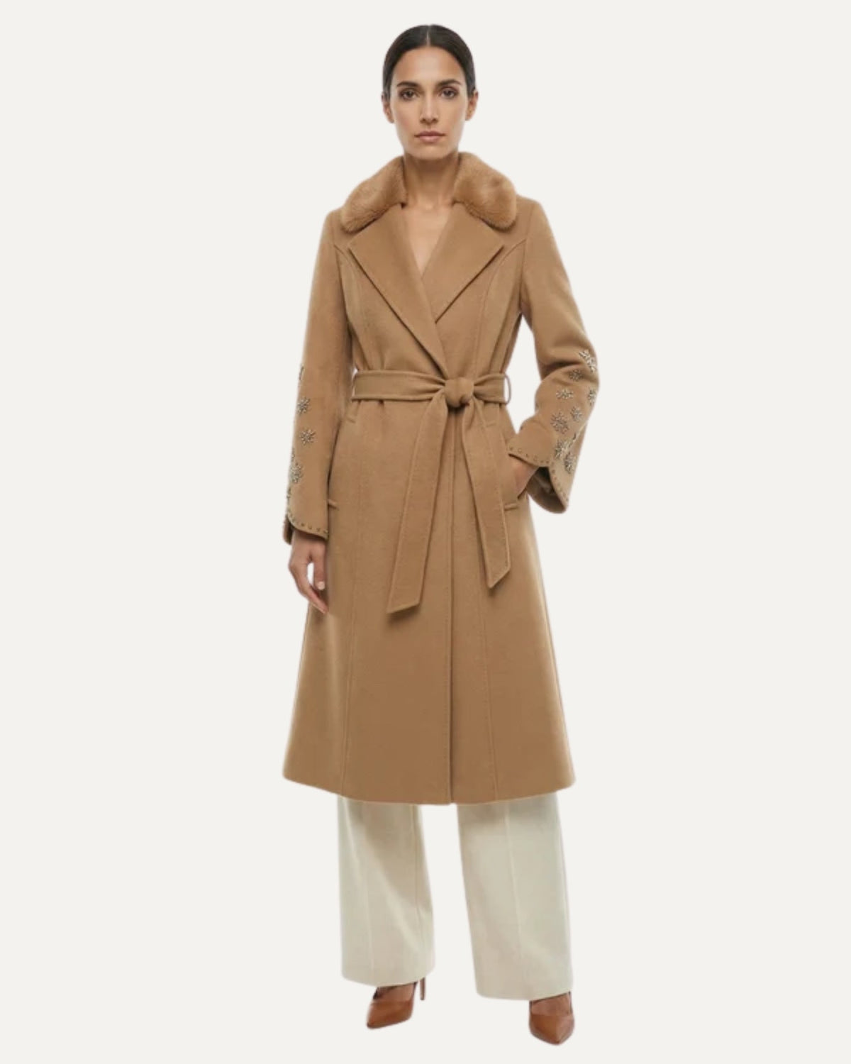 Divina Cashmere and Wool Coat – view 2