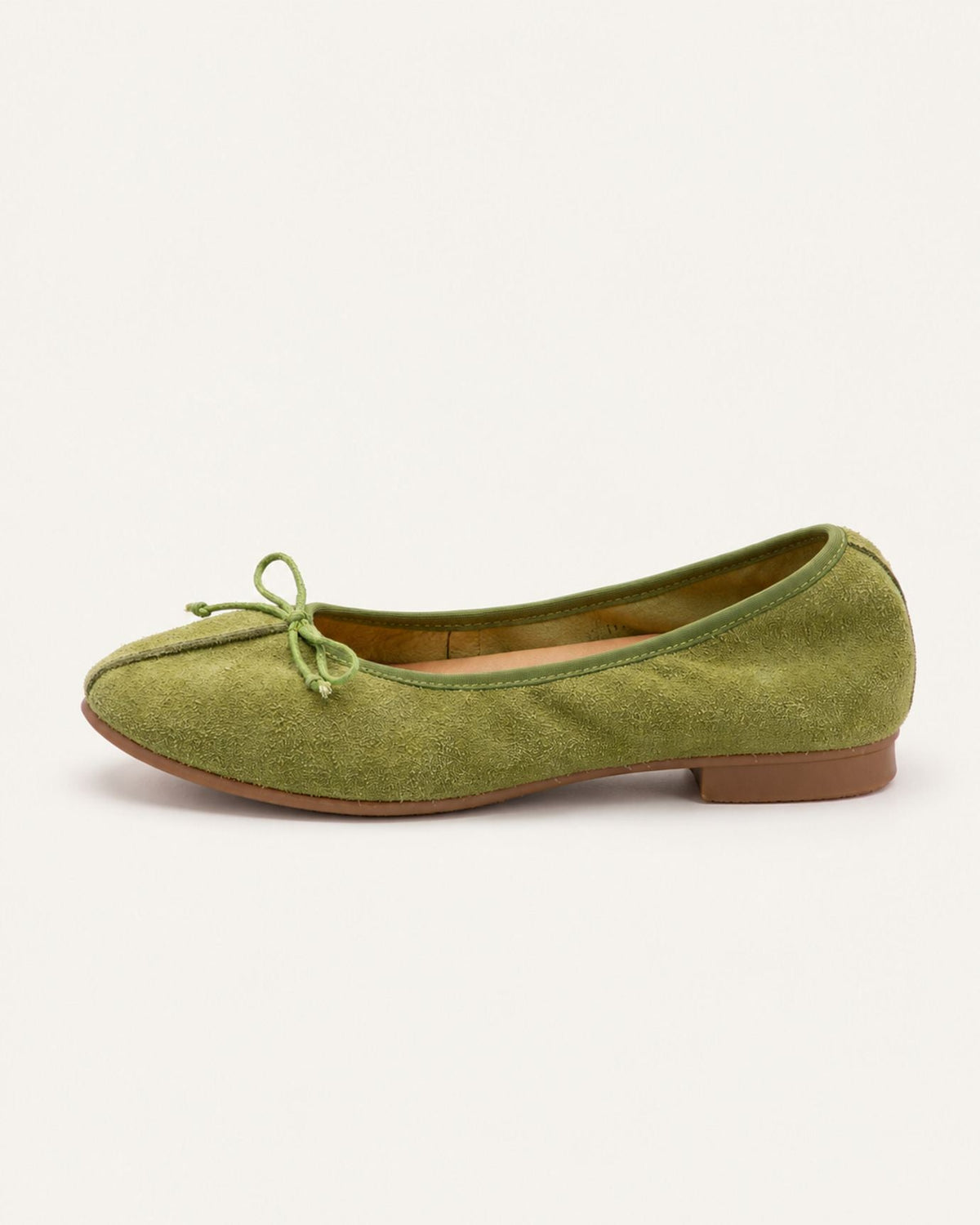 Vintage-Style Round Toe Slip-On Reversed Suede Shoes – view 4
