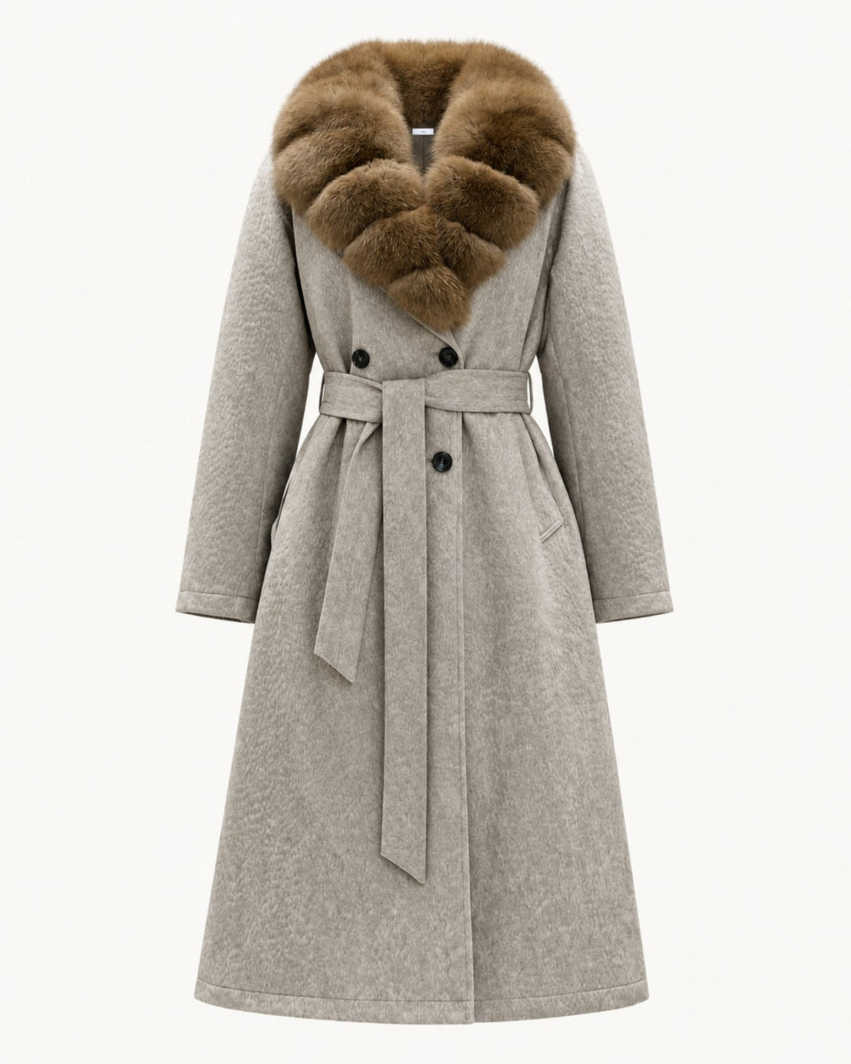 Relaxed Heavyweight Extra-Long Down Coat – view 5
