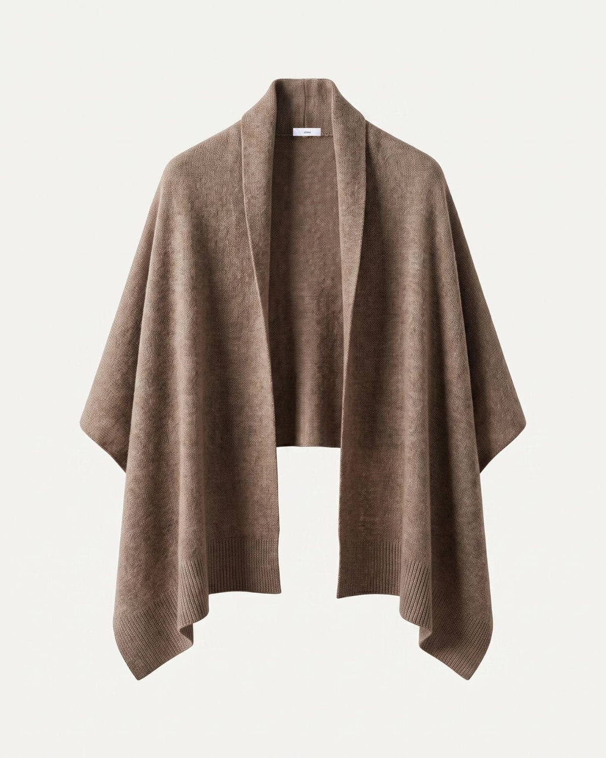 Lightweight Pure Cashmere Shawl Wrap with Geometric Edges – view 5
